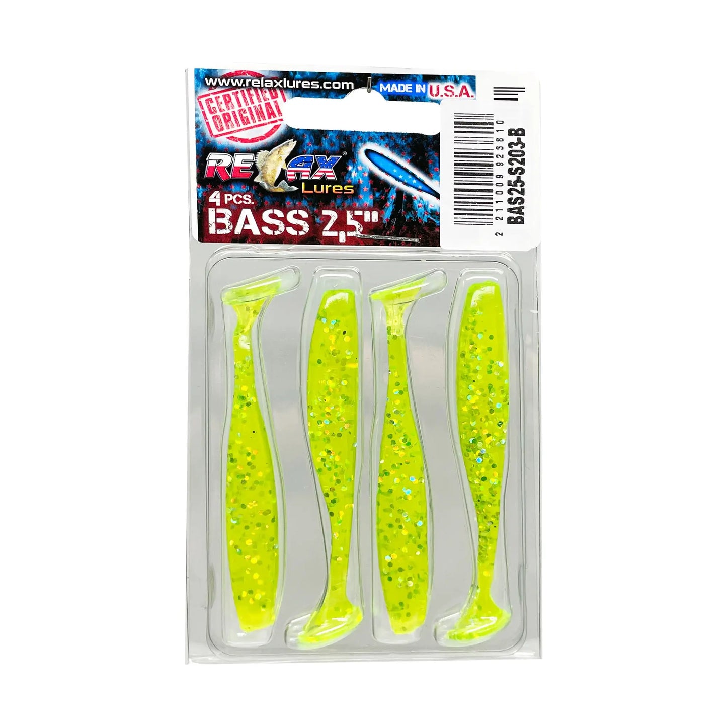 Bass 6,5cm Standard Relax *(4buc/blister) : Culoare - S203