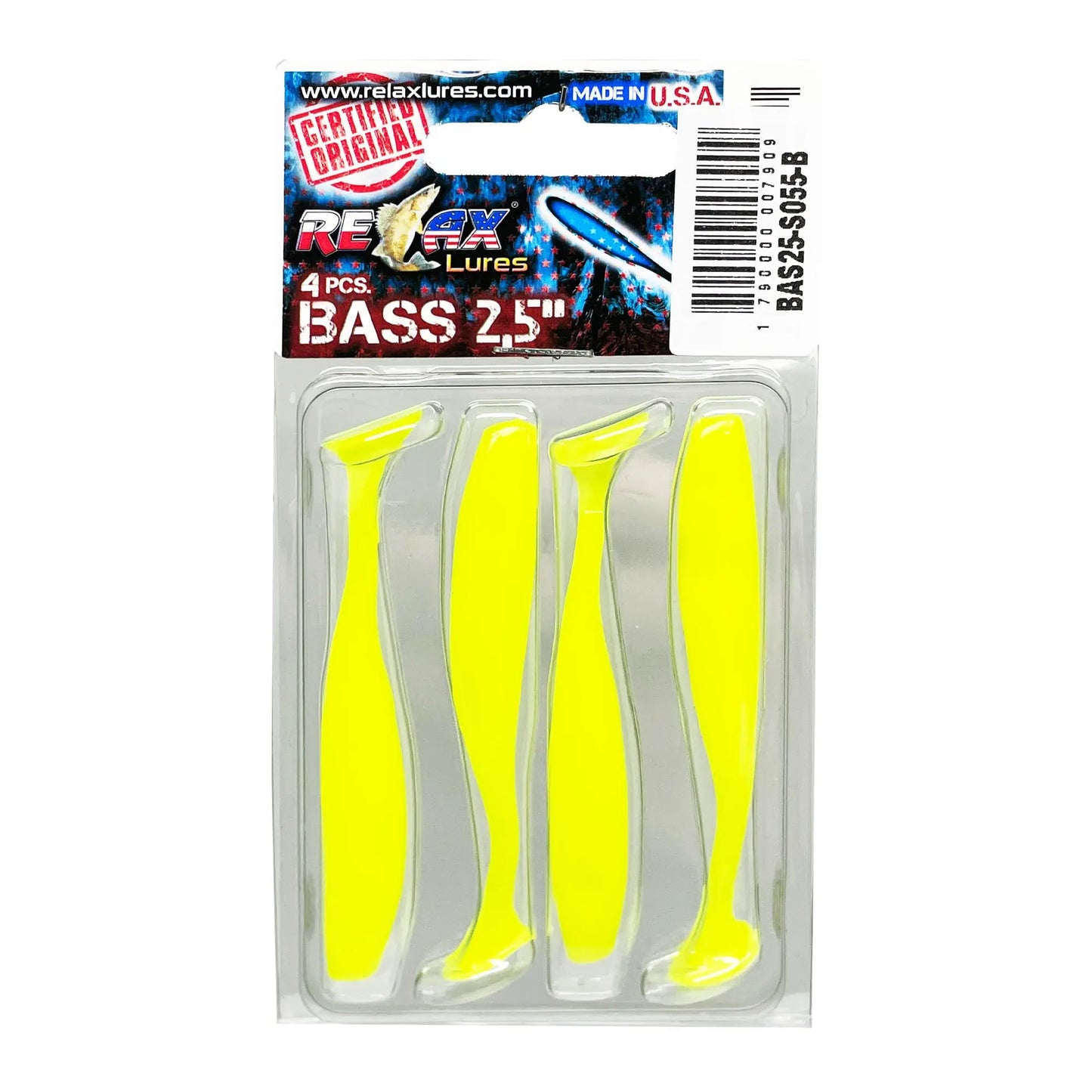Bass 6,5cm Standard Relax *(4buc/blister) : Culoare - S055