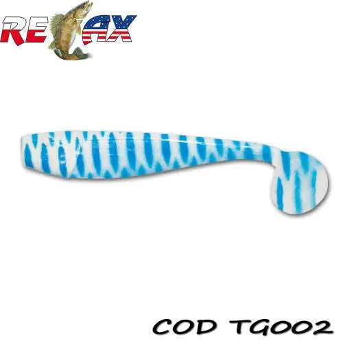 King Shad 10cm Tiger Relax (4buc/plic.) : Culoare - TG002