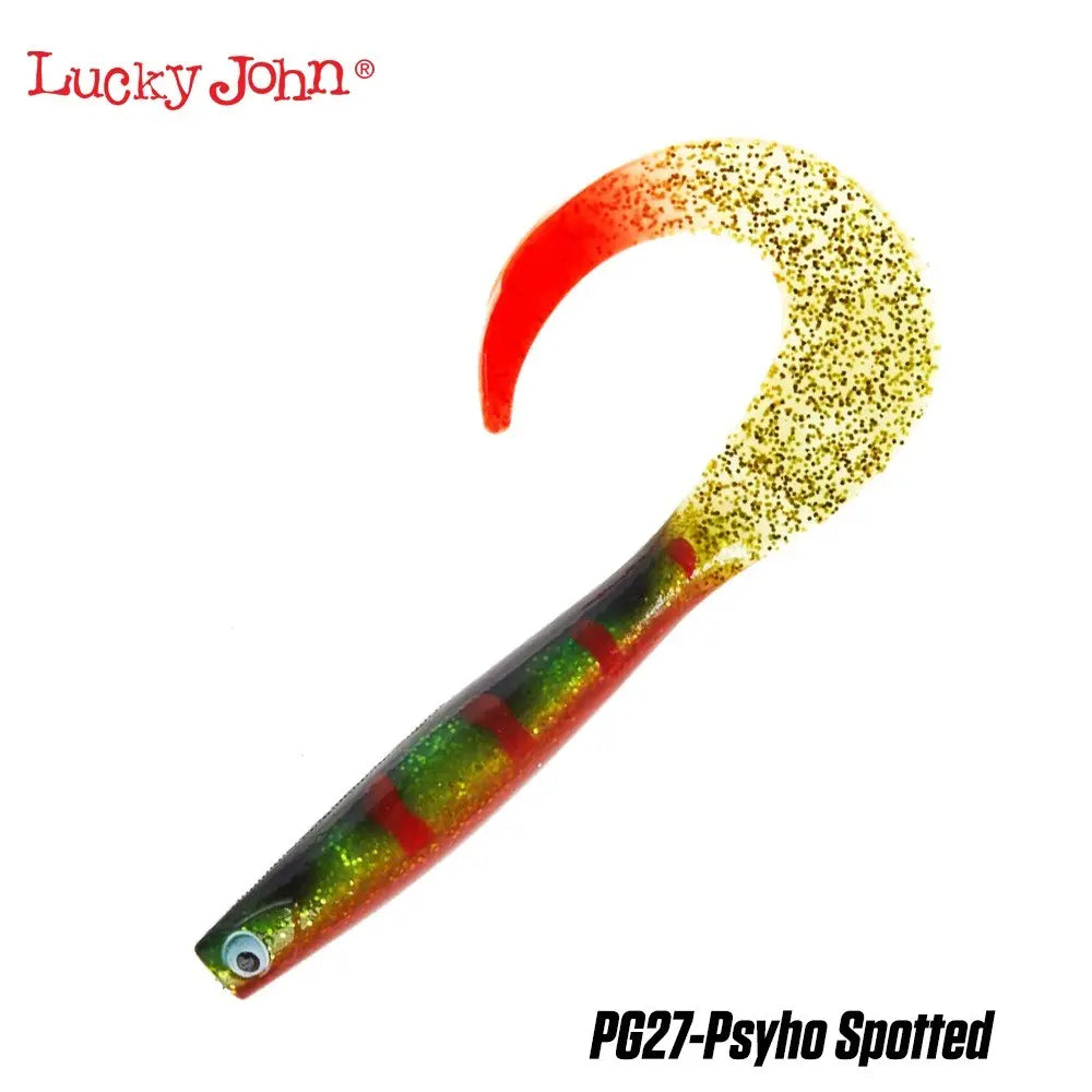 Lucky John KUBIRA FIRE TAIL 9''/23cm : Culoare - PG41 - Olive Spotted Bullhead