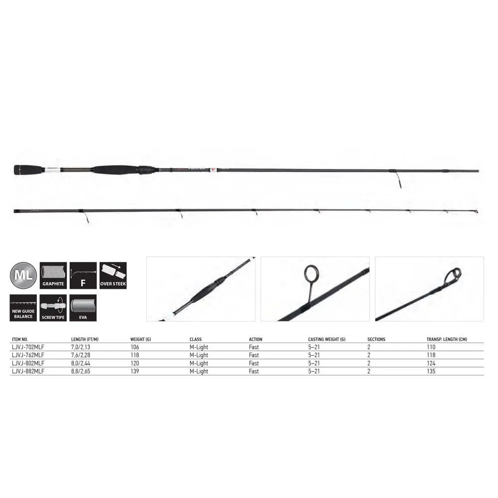Lanseta Vanrex Jig 2.13m (5-21gr) Lucky John : Cod - LJVJ-702MLF