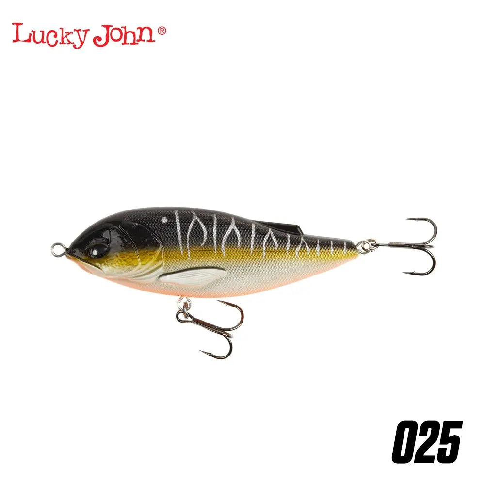 Vobler Stiuca, Arrow Jerk, 15cm/87g, Floating, Lucky John : Culoare - 025