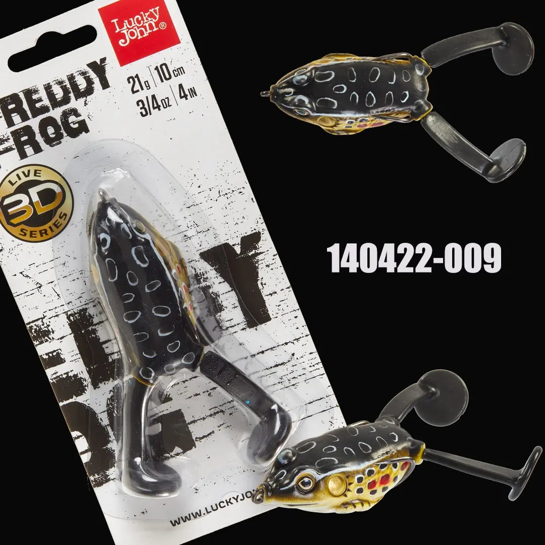 Lucky John 3D FREDDY FROG V-Leg 10cm 21g : Culoare - 009