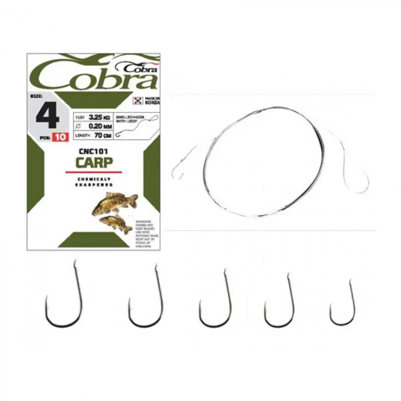 Carlige Legate Carp CNC101, Cobra : Numar - 8