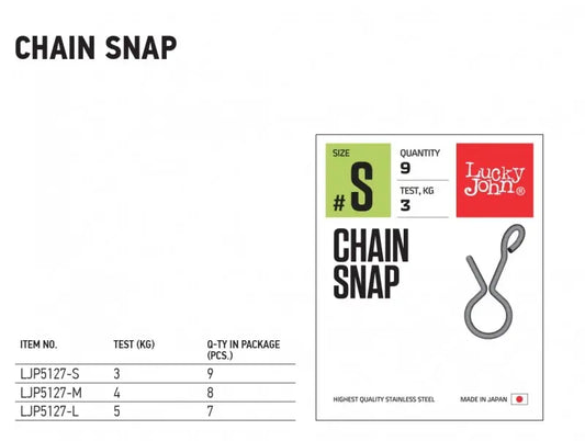Agrafa Lucky John Chain Snap : Marime - M