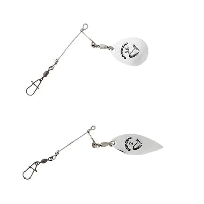 Lingurita Rotativa Savage Gear EASYON SPINNER BAIT KIT S SILVER 2PCS