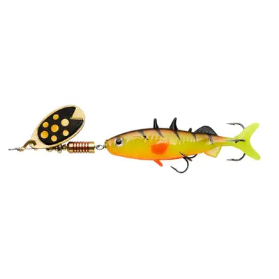 Lingurita Rotativa Abu Garcia FA Stickle Spinner 8.0cm Fire Perch
