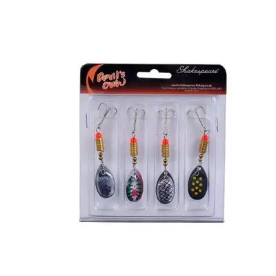 Lingurita Rotativa Shakespeare 4PC SPINNER SELECTION -16.5GR