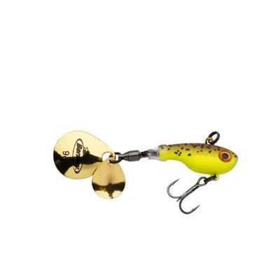 Vobler Berkley Pulse Spintail 14 g Brown Chartreuse