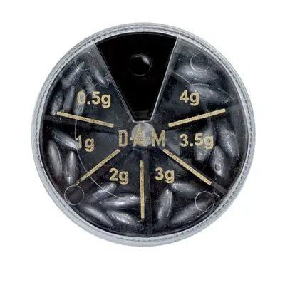 Vobler DAM LEAD ASSORTMENT OLIVE W.HOLE 80G