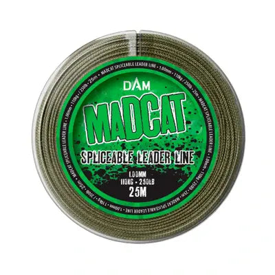 Vobler MADCAT SPLICEABLE LEADER 25M 1.00MM 110KG GREEN