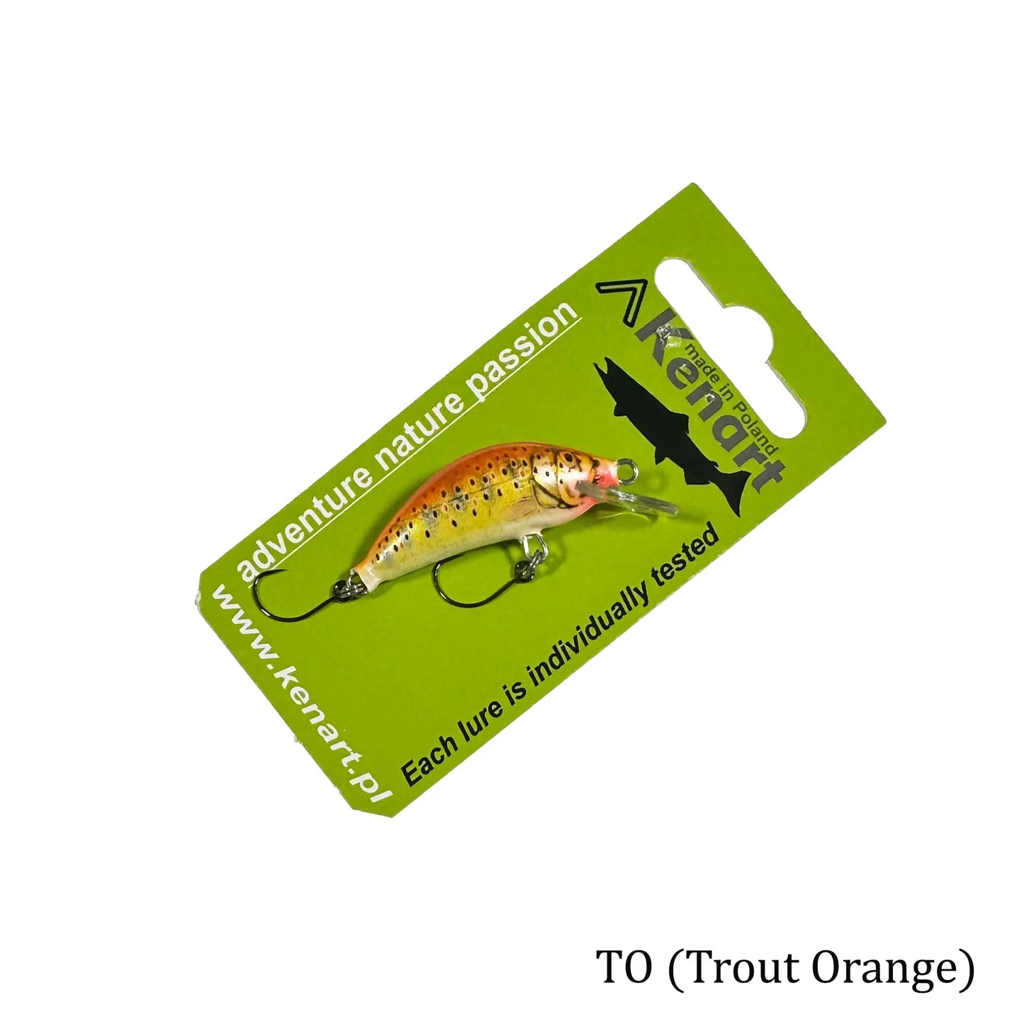 Vobler Winner 3.5cm/4gr sinking Kenart : Culoare - TO (Trout Orange)