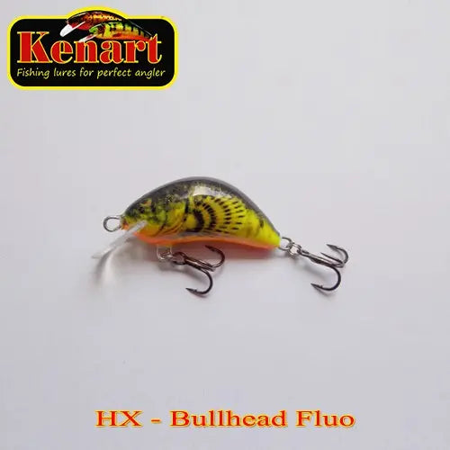 Vobler Clean Hunter Floating 4cm/4g Kenart : Culoare - HX - Bullhead Fluo