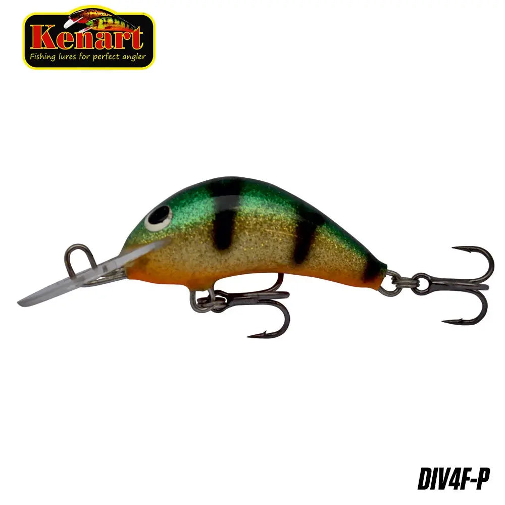 Vobler Diver Floating 4cm/3g Kenart : Culoare - Perch