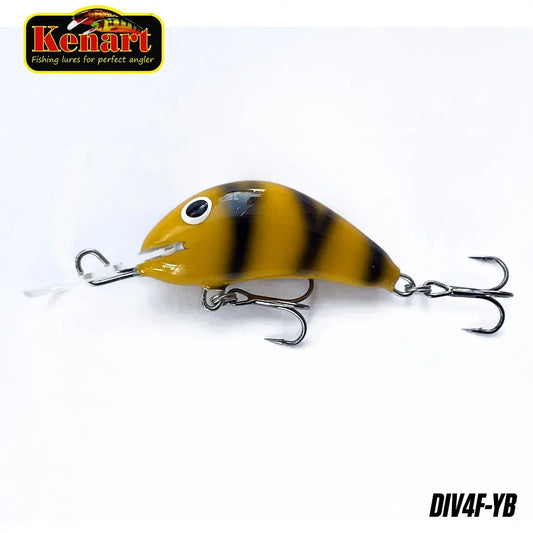 Vobler Diver Floating 4cm/3g Kenart : Culoare - Orange Gold