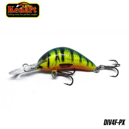 Vobler Diver Floating 4cm/3g Kenart : Culoare - PX