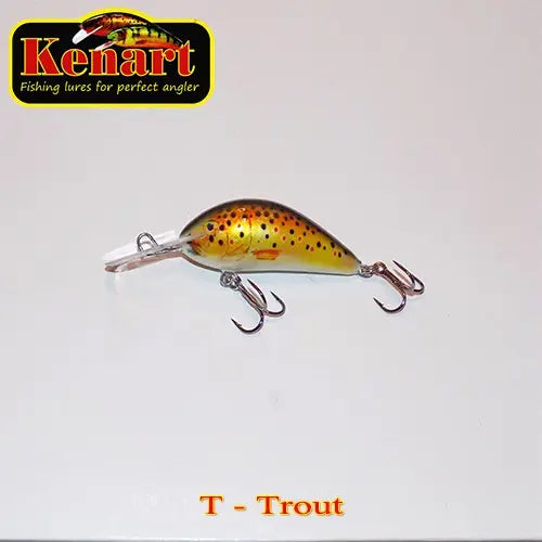 Vobler Shark Floating 4cm/4g Kenart : Culoare - Trout