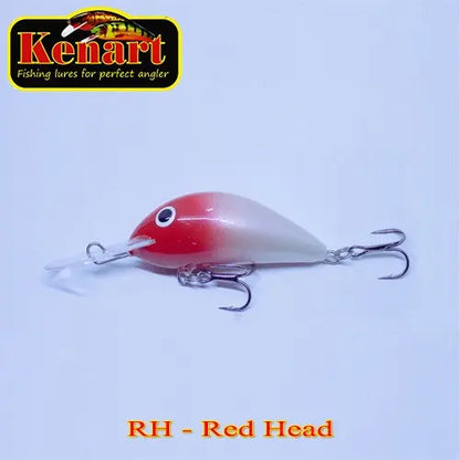 Vobler Shark Floating 4cm/4g Kenart : Culoare - Red Head