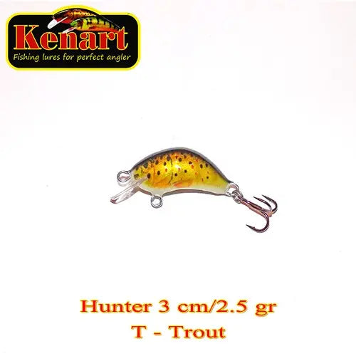 Vobler Clean Hunter Sinking 3cm/3g Kenart : Culoare - Trout