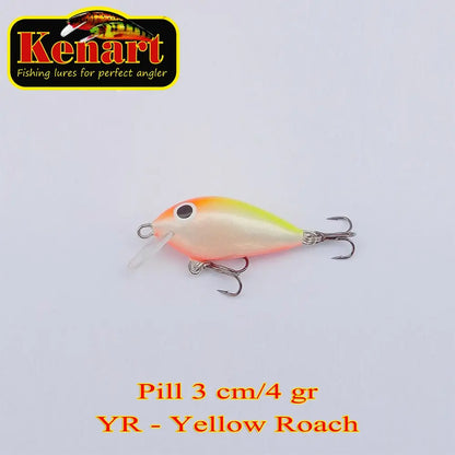 Vobler Pill Sinking 3cm/4g Kenart : Culoare - BR