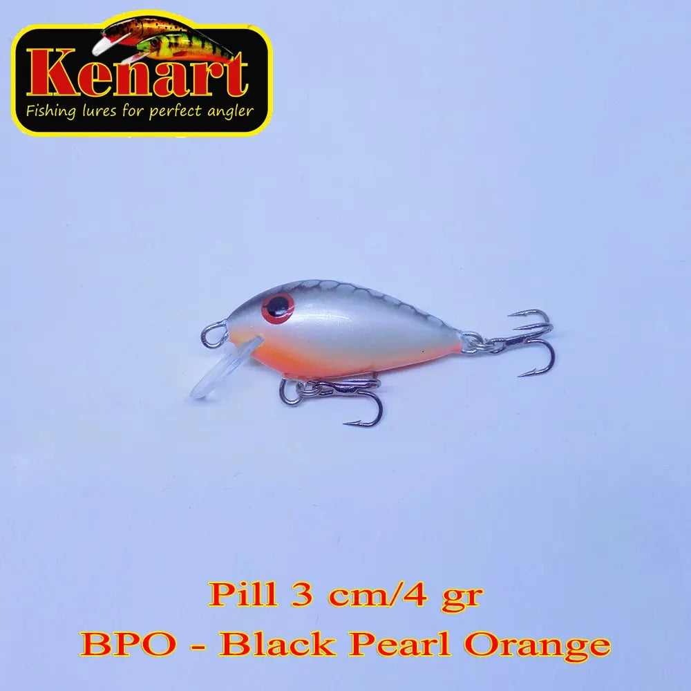 Vobler Pill Sinking 3cm/4g Kenart : Culoare - BPO