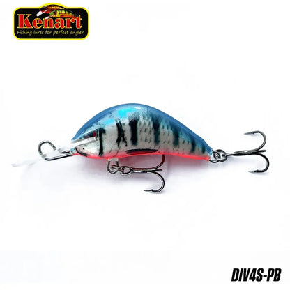 Vobler Kenart Diver 4cm / 5gr (sinking) : Culoare - PB (Pro Blue)