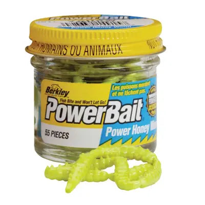 Shad Berkley Ebphwy Pwr Honey Wrm Yellow 46