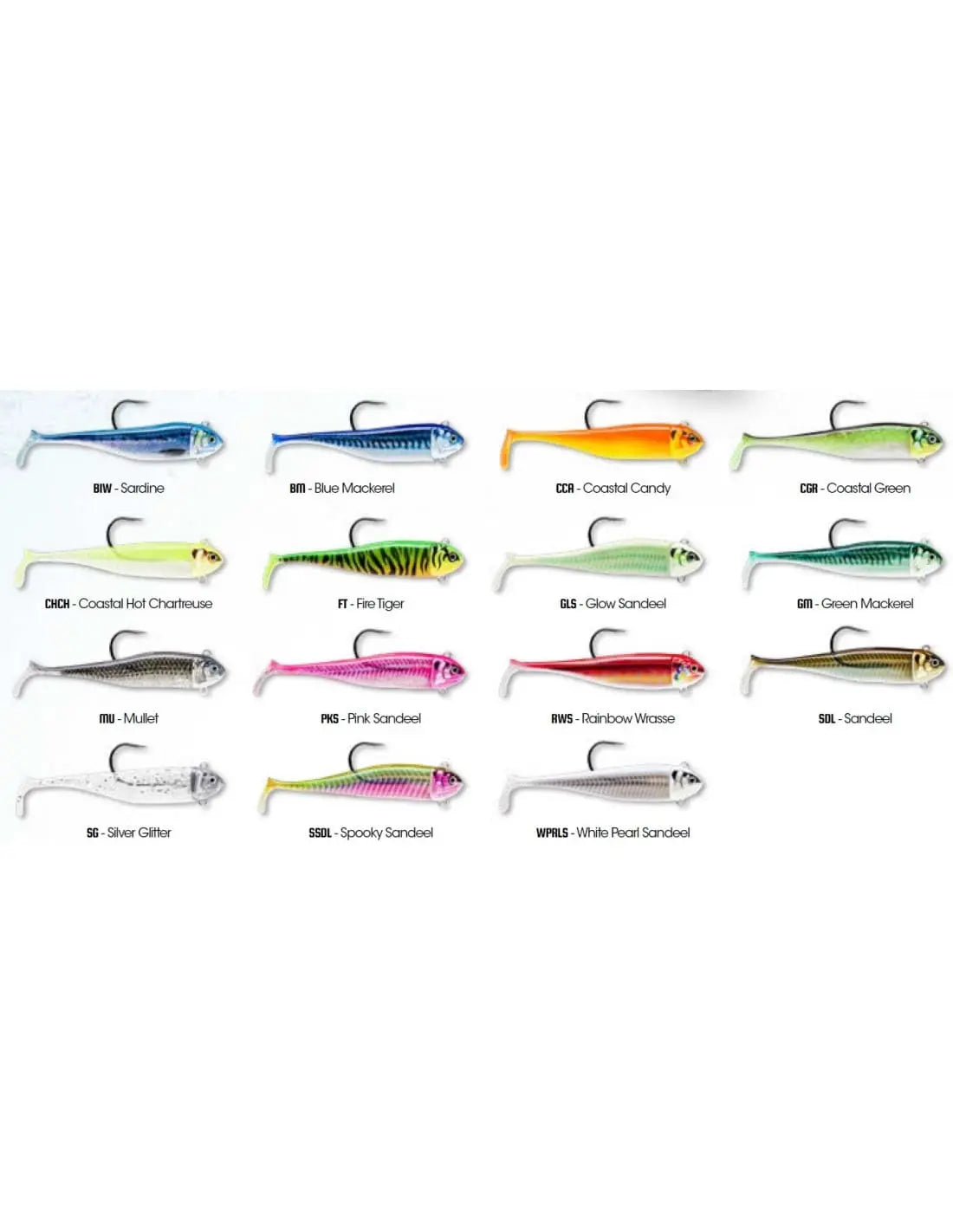 Storm 360gt Costal Biscay Coast Minnow Weighted Swimbait Hook (2 naluci armate) - Mu