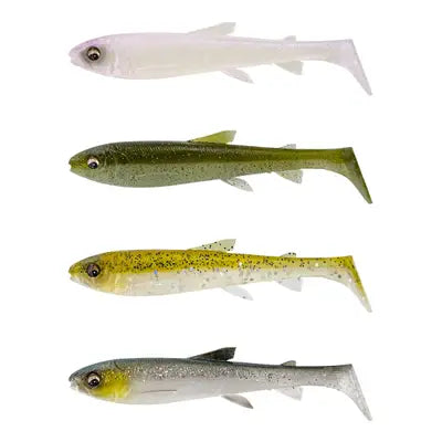 Shad Savage Gear 3d Whitefish Shad 9cm Clear Wrt Mix 4buc.
