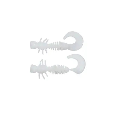 Shad Berkley Pwrbt Pwr Curly 40mm Milky White