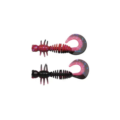 Shad Berkley Pwrbt Pwr Curly 40mm Slmn Egg Red/ Black