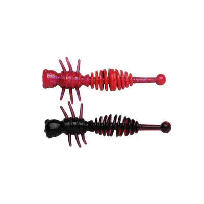 Shad Berkley Pwrbt Pwr Larvae 55mm Slmn Egg Red/Black