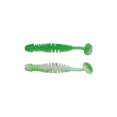 Shad Berkley Pwrbt Pwr Leech 50mmsprng Grn/White