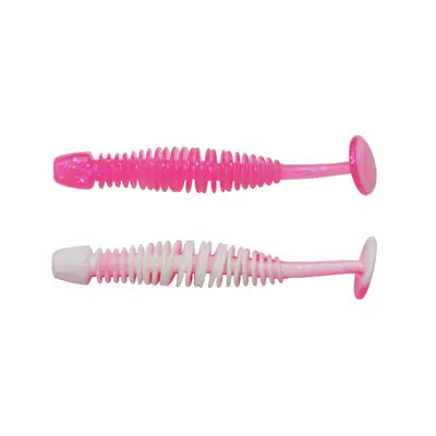 Shad Berkley Pwrbt Pwr Leech 60mmpink/White