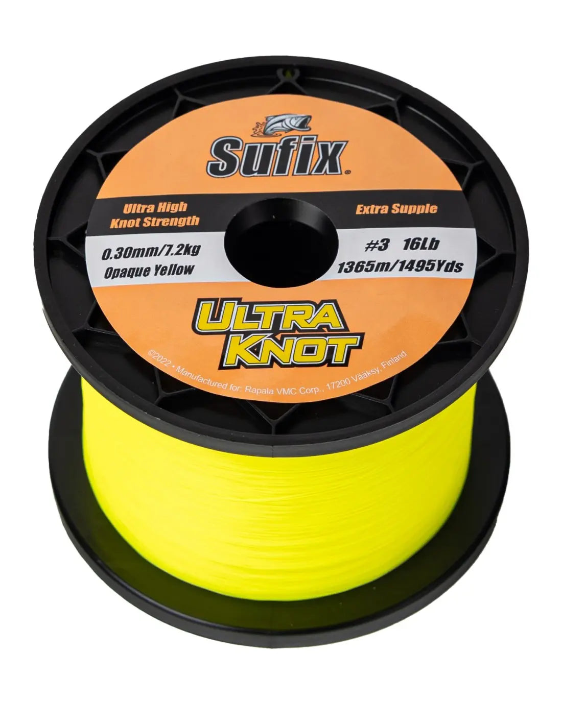 Sufix Ultra Knot 1/4lb 0.335mm/17.0lb/opaque Yellow
