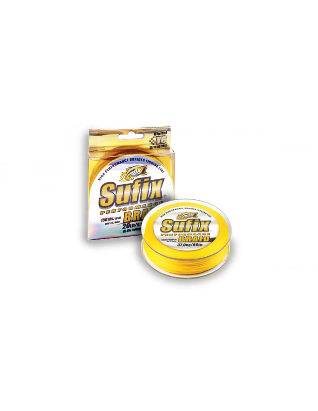 Sufix Performance Braid 135m 0,10 Mm /5,4kg Hi Vis Yellow