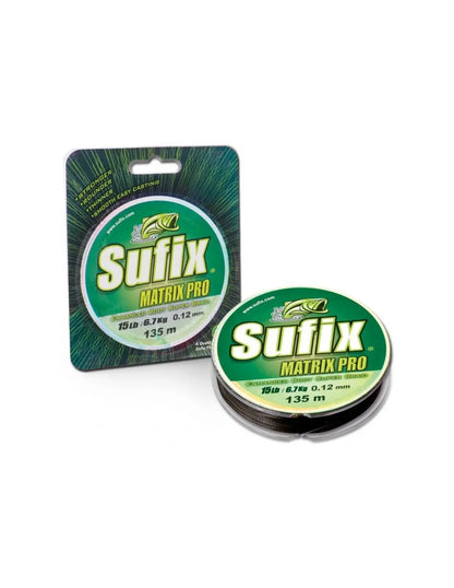 Sufix Matrix Pro 135m 0,12mm 18lb/8.1kg/mid.green