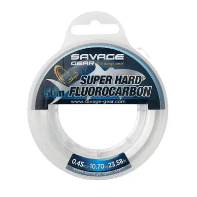 Fir Fluorocarbon Savage Gear SUPER HARD FC 50M 0.55MM 15.90KG CLEAR
