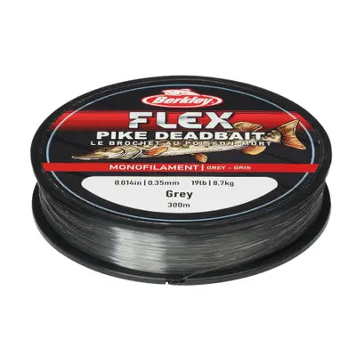 Fir Monofilament Berkley Berkley FLEX SS Pike Dbait 300m .30 Grey