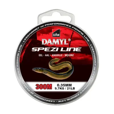 Fir Monofilament DAM DAMYL SPEZI LINE EEL 300M 0.35MM BROWN