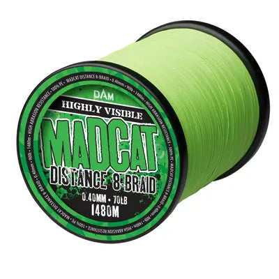 Fir Textil MADCAT DISTANCE 8-BRAID 675M 0.60MM HI VIS GRE