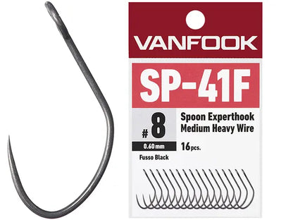 Carlige Vanfook SP-41F Spoon Experthook Medium Heavy Wire #10 - 16pcs