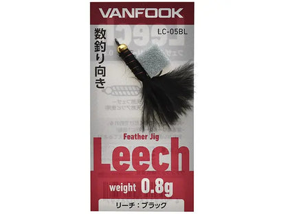 Vanfook Leech LC-05BL 0.8g Black 0.8g Black