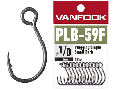 Carlige Vanfook PLB-59F Plugging Single Heavy Wire Hooks #2