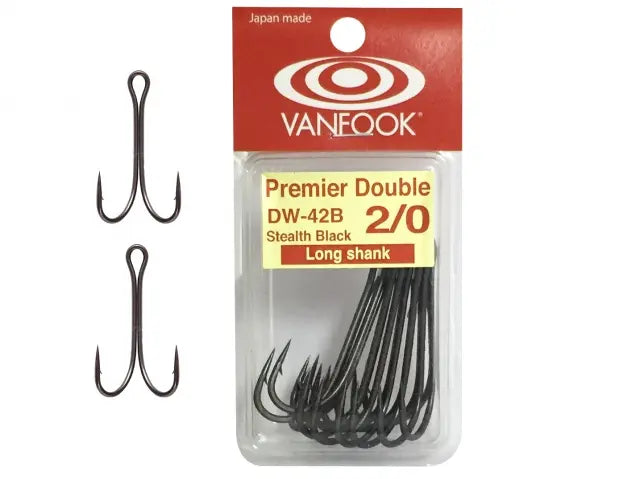 Ancore duble Vanfook DW-42B Long Shank Premier Double Treble #1/0