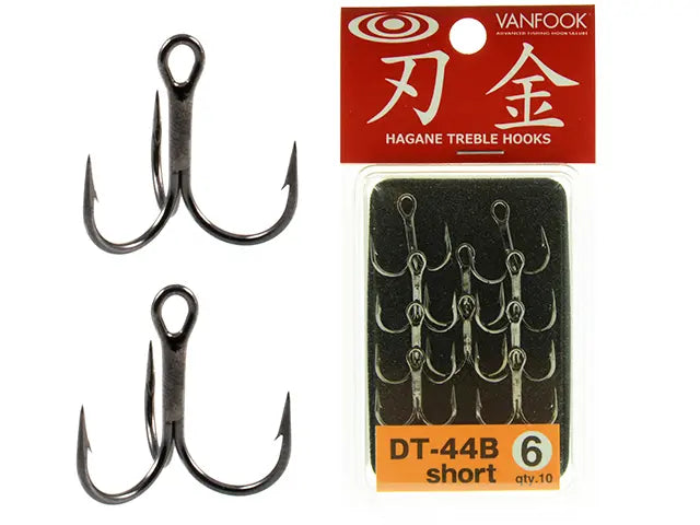 Ancore Vanfook DT-44B Crank Minnow Short Shank Treble #16