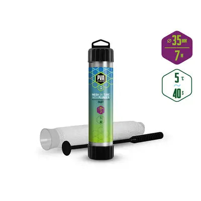 Plasă Delphin Pva N'tastic / Tub+piston /7m lată - 35 mm / dizolvare rapidă