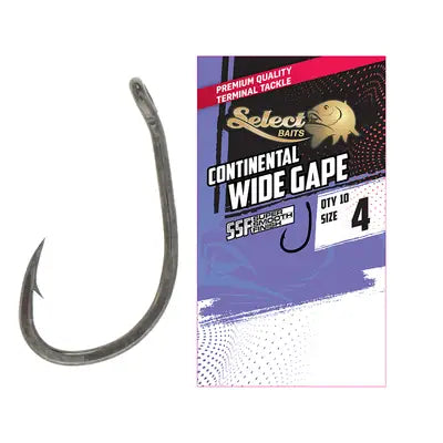 Carlige Select Baits Continental Wide Gape Ssf Hooks