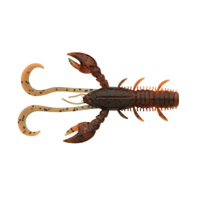 Shad Berkley Hollow Craw 10cm Brown Orange Uv 6buc.