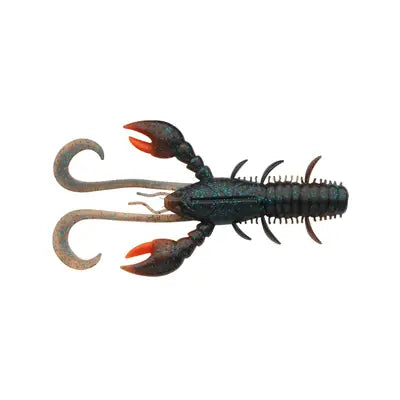 Shad Berkley Hollow Craw 10cm Dark Cray Uv Claw 6buc.
